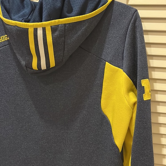 Super nice Adidas University of Michigan hoodie GoBlue - Picture 8 of 14